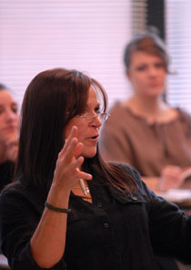 Woman in Classroom