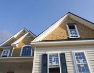 Image of house peak with windows