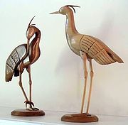 Image of carved Cranes