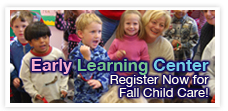 Register now for the Fall child care at the Bucks Early Learning Center in Newtown.