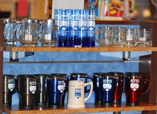 Image of Bucks mugs and glasses