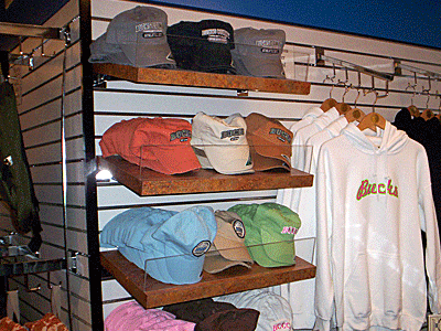 Image of bucks hats and shirts