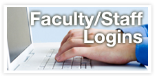 Button used on login information page to access faculty and staff login information