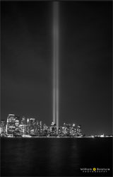 9/11 Tribute at Night