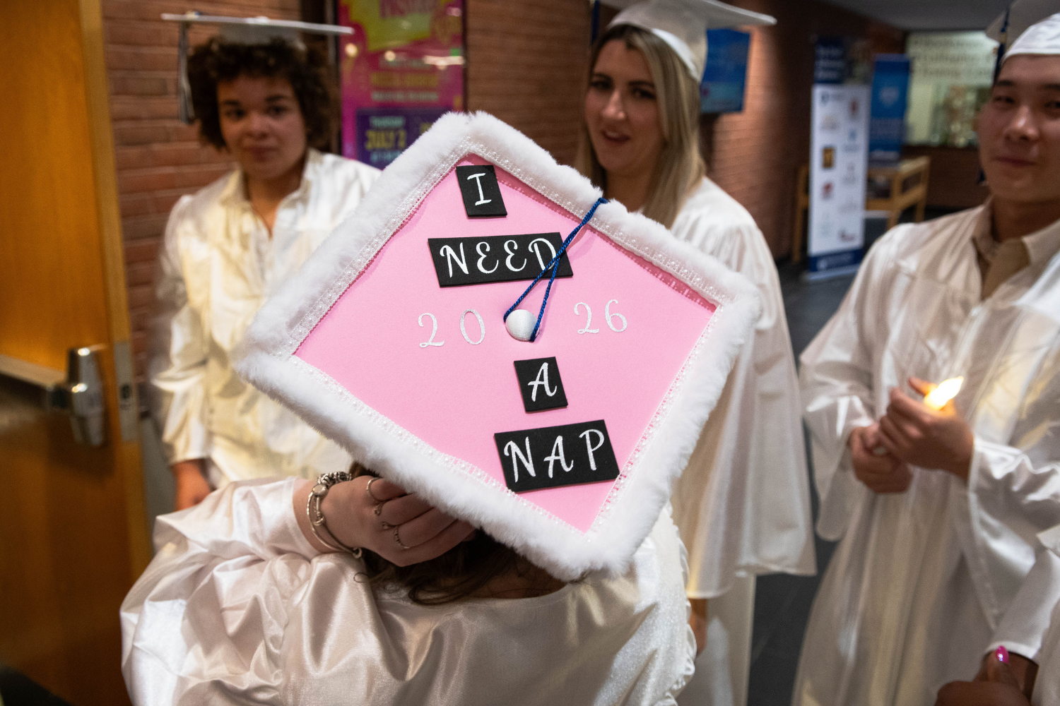 Decorated graduation cap