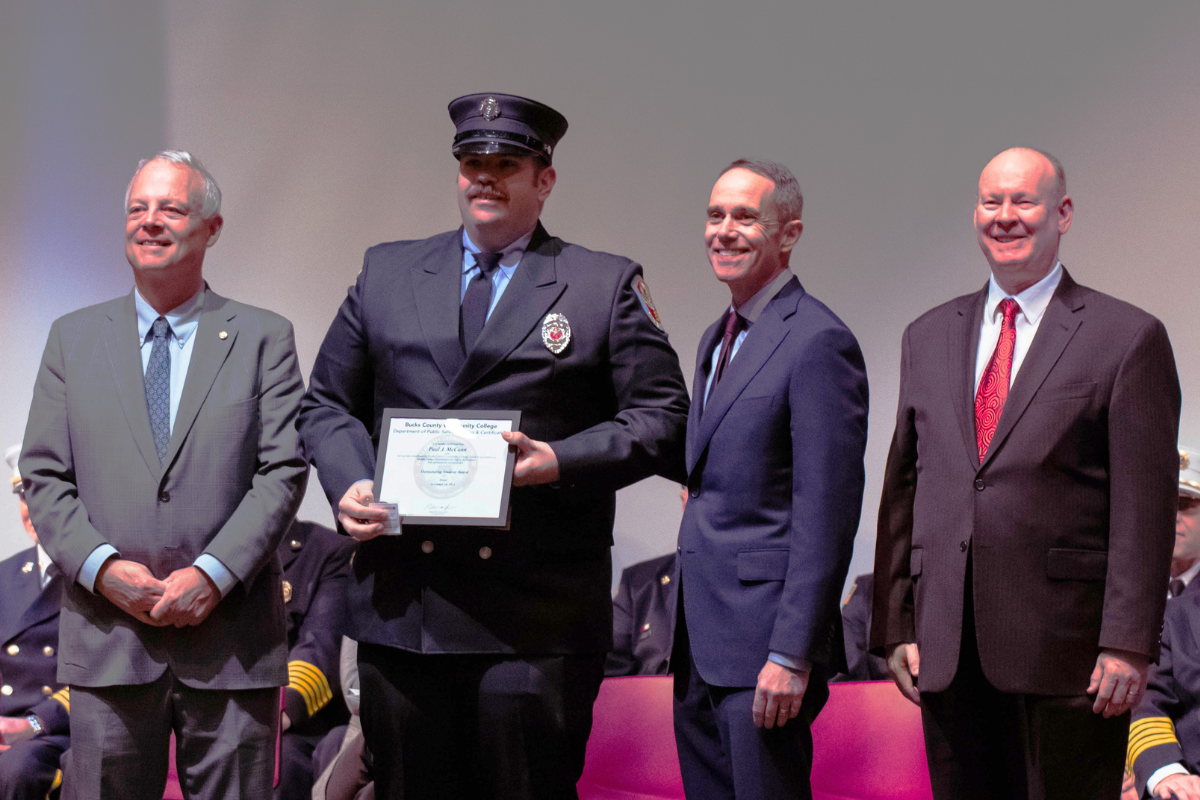 Outstanding Student Fire School Graduation