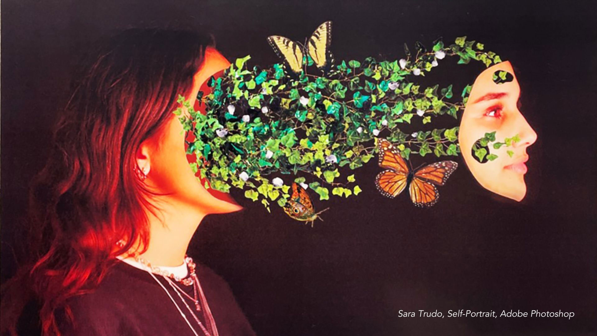 Sara Trudo, Self-Portrait, Adobe Photoshop