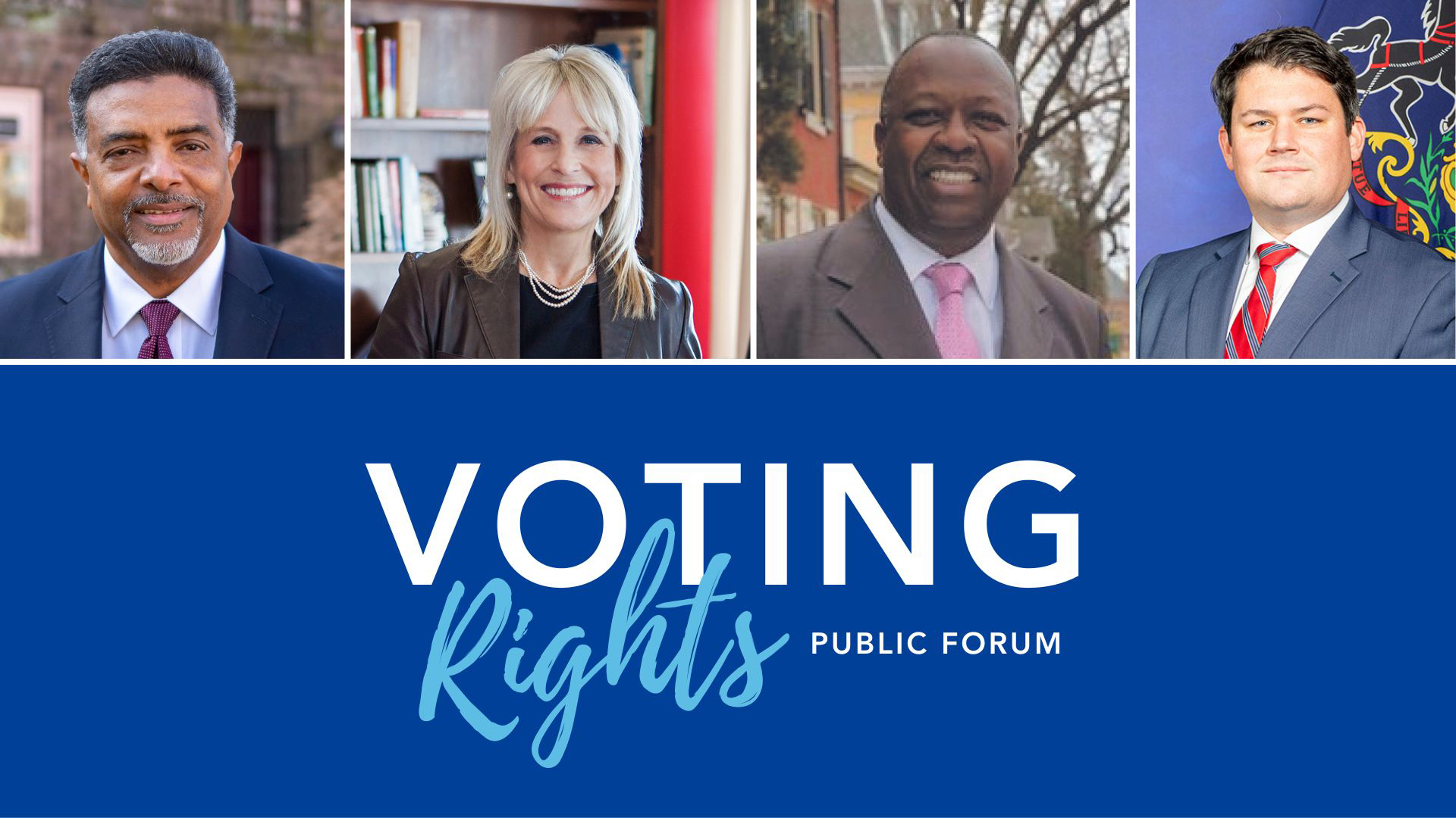Voting Rights Public Forum, Kevin L. Antoine, Diane Ellis-Marseglia, John Jordan, Joe Hogan