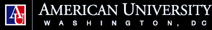 Logo for American University