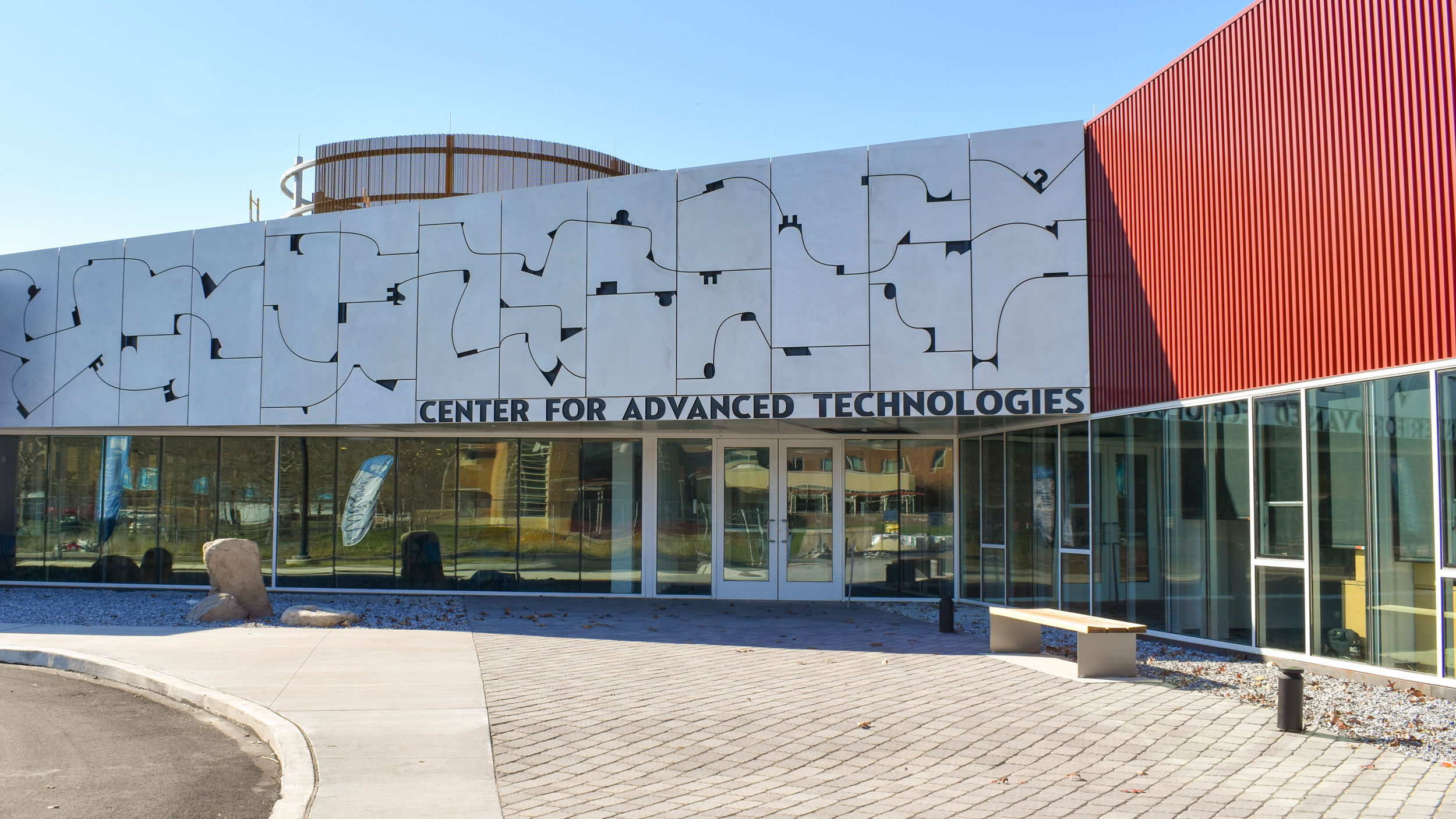 Front entrance of the Center for Advanced Technologies